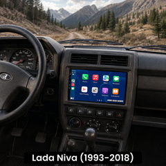 Lada Niva 1993-2018 - 9" autoradio met Apple CarPlay en Android Auto 