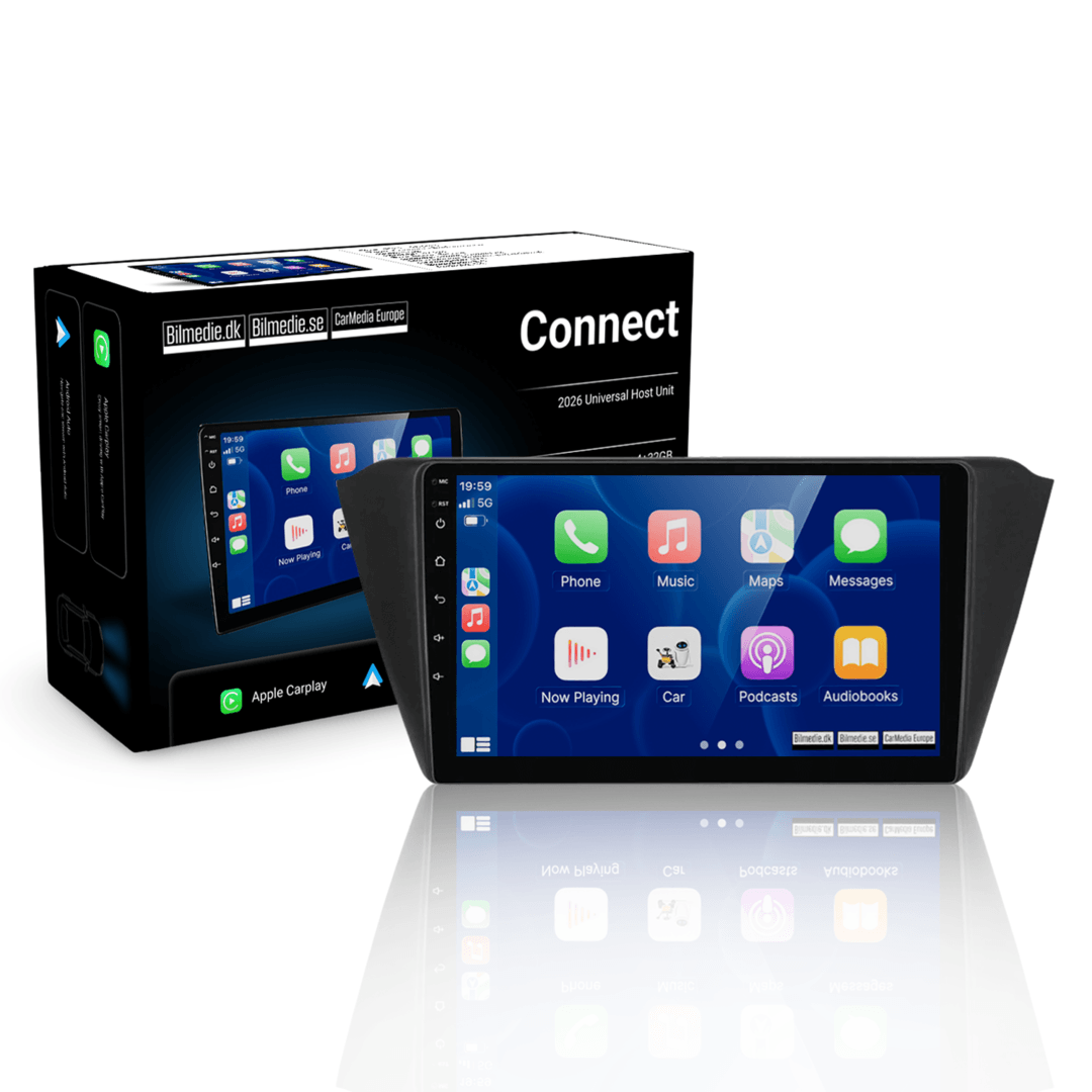 Skoda Fabia 3 2015-2019 – 9” autoradio met draadloze Apple CarPlay & Android Auto 
