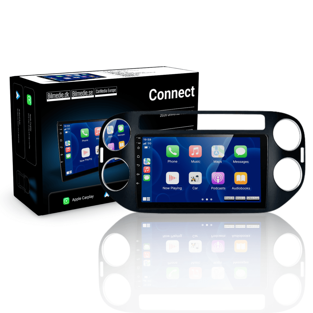 VW Tiguan/Golf Plus 06-16 - 9" radio met Apple CarPlay en Android Auto 