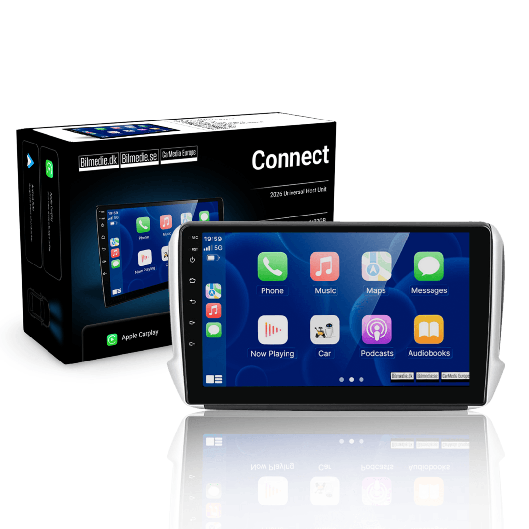 Peugeot 208 2012-2018 - 10,1" autoradio met Apple CarPlay en Android Auto 