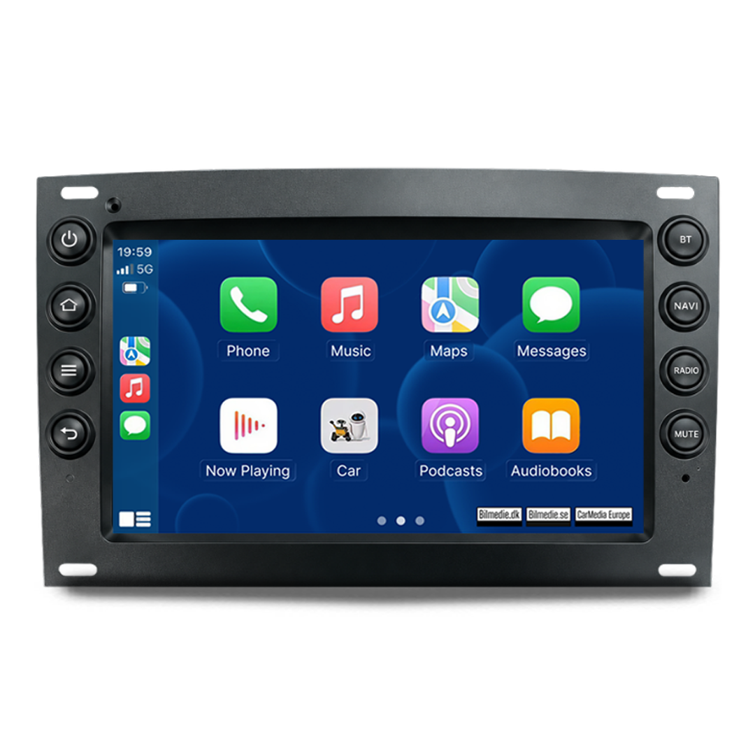 Renault Megane 02-09 - 7" radio met Apple CarPlay en Android Auto 