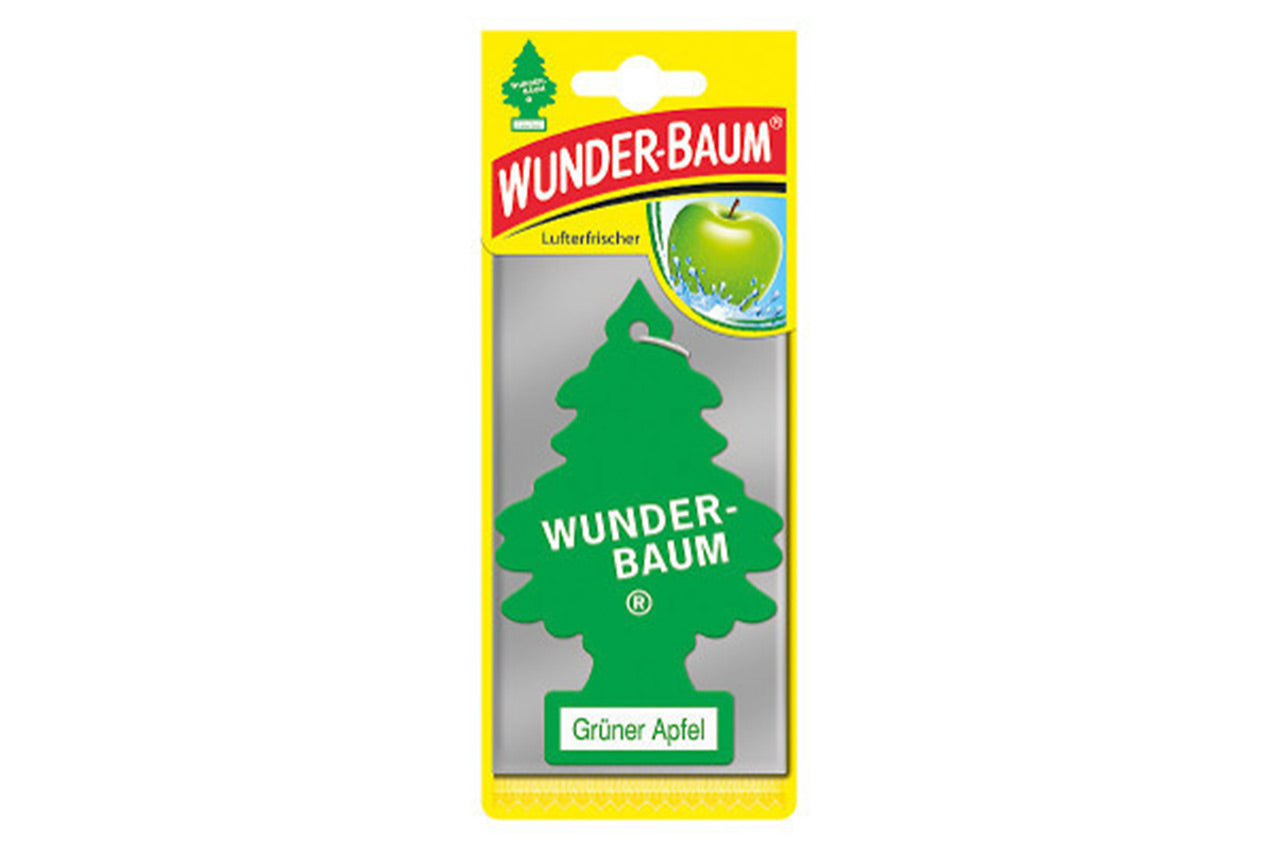 Wunder Baum Green Apple papieren luchtverfrisser voor de auto