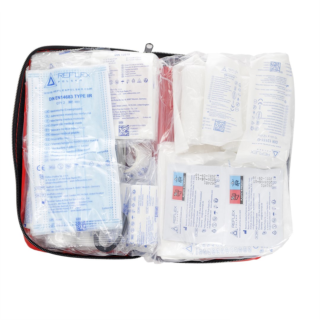 EHBO-set DIN 13164 met mondstuk