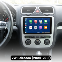 VW Scirocco 08-13 - 9" radio met Apple CarPlay en Android Auto 
