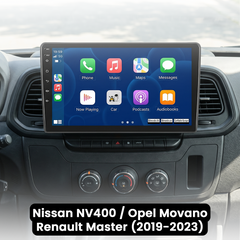 Nissan NV400 / Opel Movano / Renault Master 19-23 – 10,1" radio met Apple CarPlay &amp; Android Auto 