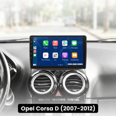 Opel Corsa 07-12 - 9" radio met Apple CarPlay en Android Auto 