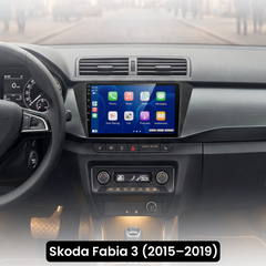 Skoda Fabia 3 2015-2019 – 9” autoradio met draadloze Apple CarPlay & Android Auto 