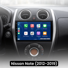 Nissan Note 12-19 - 10,1" radio met Apple CarPlay en Android Auto 