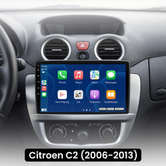 Citroen C2 06-13/Peugeot 206 04-08 - 9" Radio met Apple CarPlay en Android Auto