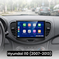 Hyundai i10 2007-2013 – 9” autoradio met draadloze Apple CarPlay & Android Auto 