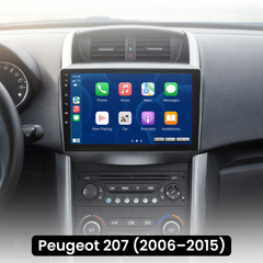 Peugeot 207 06-15 - 9" radio met Apple CarPlay en Android Auto 