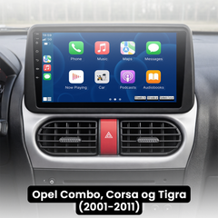 Opel Combo/Corsa/Tigra 01-11 - 9" radio met Apple CarPlay en Android Auto 