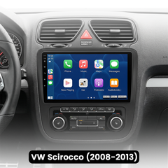 VW Scirocco 08-13 - 9" radio met Apple CarPlay en Android Auto 