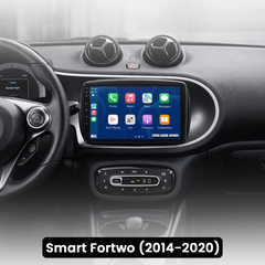 Smart Fortwo 14-20 - 9" radio met Apple CarPlay en Android Auto 