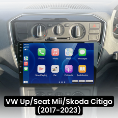 VW Up/Seat Mii/Skoda Citigo 17-23 - 9" radio met Apple CarPlay en Android Auto 