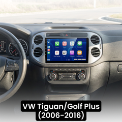 VW Tiguan/Golf Plus 06-16 - 9" radio met Apple CarPlay en Android Auto 
