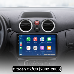 Citroën C2/C3 02-06 - 9" radio met Apple CarPlay en Android Auto 