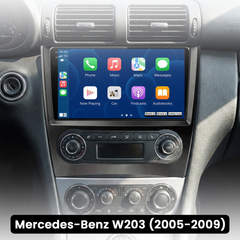 Mercedes-Benz W203 - 9" radio met Apple CarPlay en Android Auto