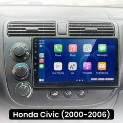 Honda Civic 00-06 - 9" radio met Apple CarPlay en Android Auto 