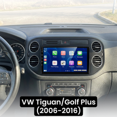 VW Tiguan/Golf Plus 06-16 - 9" radio met Apple CarPlay en Android Auto 