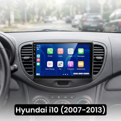 Hyundai i10 2007-2013 – 9” autoradio met draadloze Apple CarPlay & Android Auto 