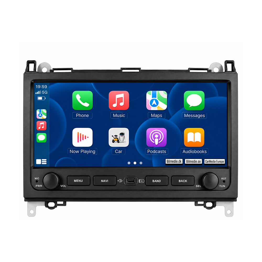Mercedes-Benz A, B, V, Sprinter mm. 2004-2016 - 10,26" radio met Apple CarPlay en Android Auto 