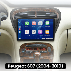 Peugeot 607 04-10 - 9" radio met Apple CarPlay en Android Auto 