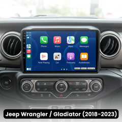Jeep Wrangler 18-23 - 9" radio met Apple CarPlay en Android Auto 