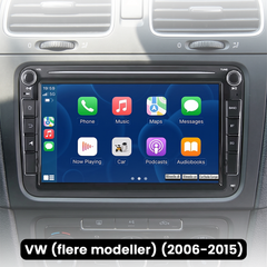 VW (meerdere modellen) 06-15 - 8" radio met Apple CarPlay en Android Auto 