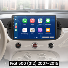 Fiat 500 07-15 - 9" radio met Apple CarPlay en Android Auto 