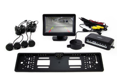 Parkeringsassistent med 4,3 tommer TFT-display og kamera