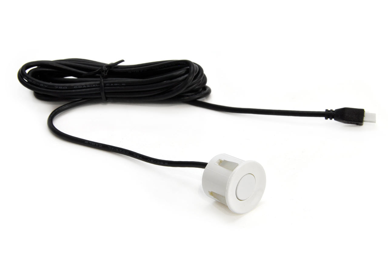 Witte parkeersensor voor parkeerhulpsysteem