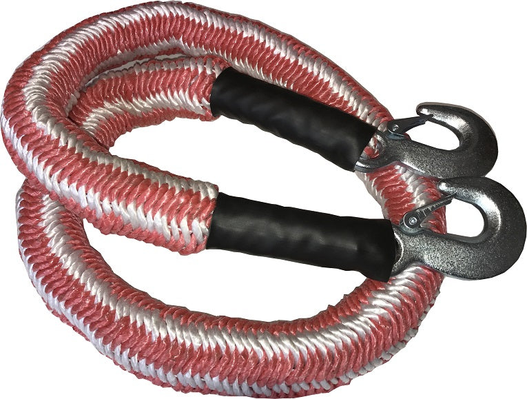 Elastisch sleepkoord met stalen haken voor voertuigen van 2500-3500 kg