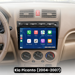 Kia Picanto 04-07 - 9" radio met Apple CarPlay en Android Auto 