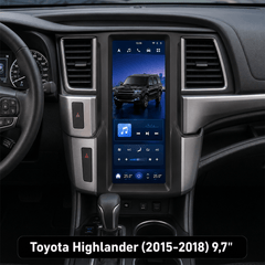 Toyota Highlander 2015-2018 - 9,7" autoradio met Apple CarPlay en Android Auto 