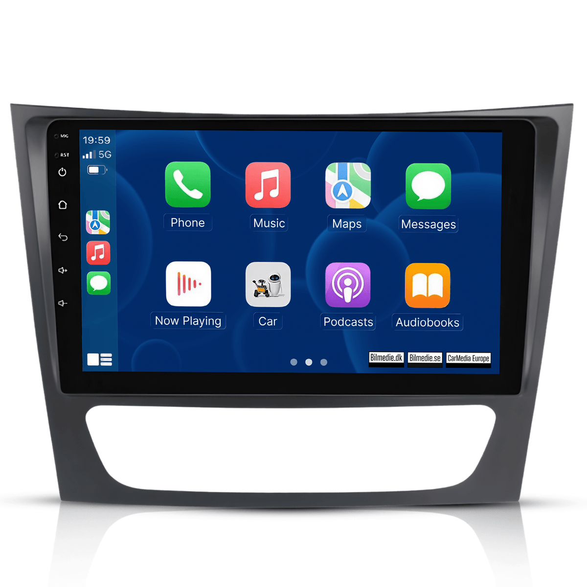 Mercedes-Benz W211 - 9" Radio met Apple CarPlay en Android Auto 