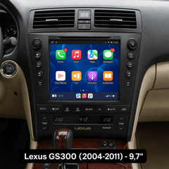 Lexus GS300 2004-2011 - 9,7" radio met Apple CarPlay en Android Auto 