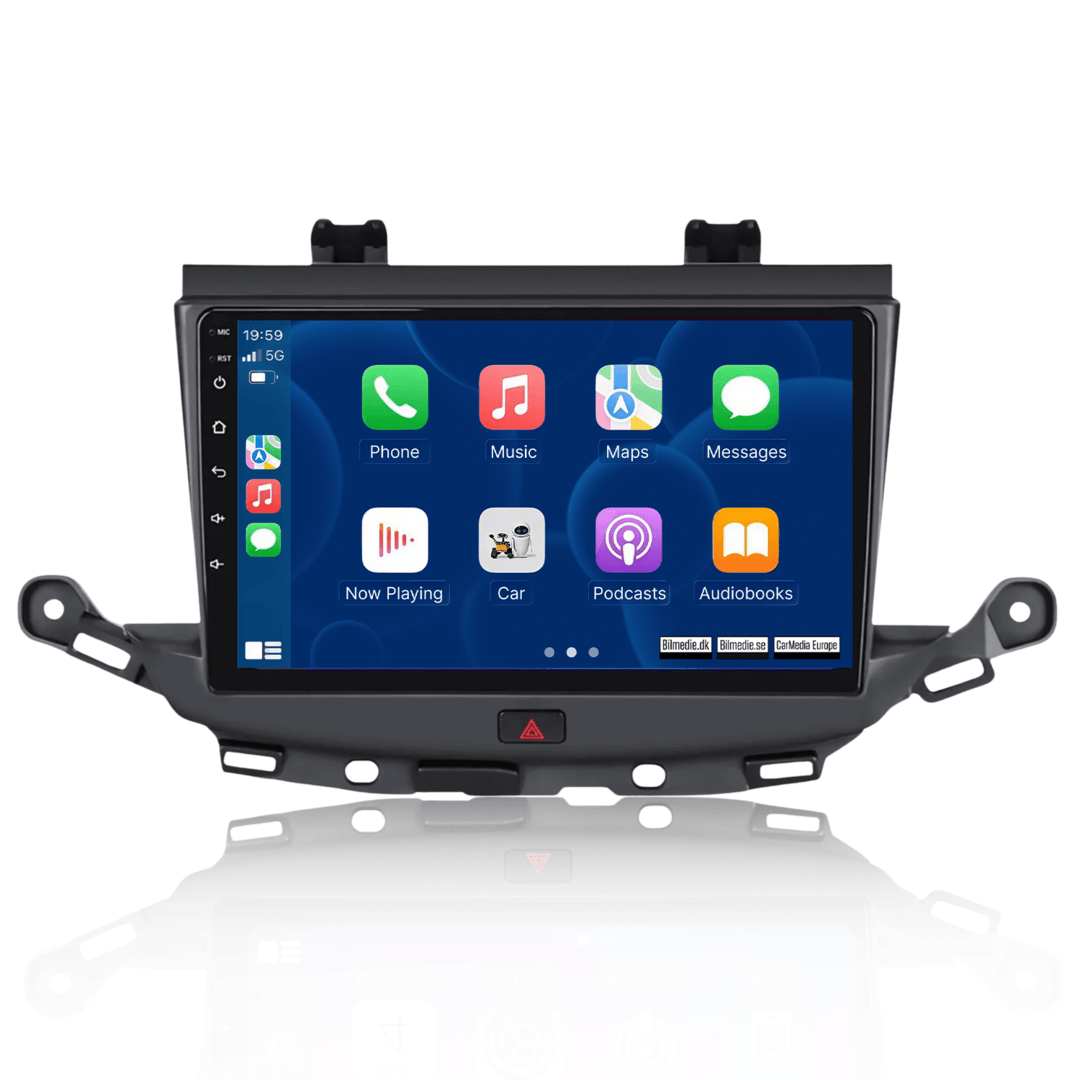 Opel Astra 16-20 - 9" radio met Apple CarPlay en Android Auto 