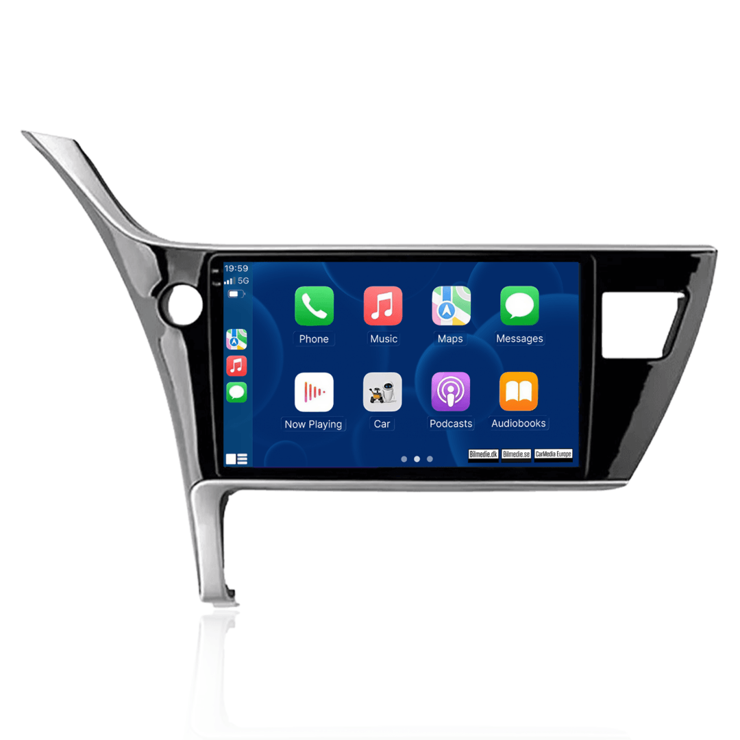 Toyota Corolla Auris 17-19 - 10,1" radio met Apple CarPlay en Android Auto 
