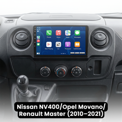 Nissan NV400/Opel Movano/Renault Master 11-19 - 10,1" radio met Apple CarPlay en Android Auto 