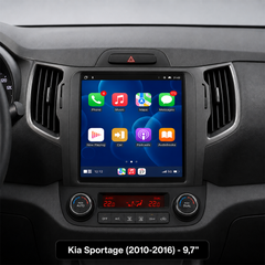 Kia Sportage 2010-2016 - 9,7" autoradio met Apple CarPlay en Android Auto 