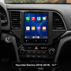Hyundai Elantra 2016-2018 - 9,7" radio met Apple CarPlay en Android Auto 