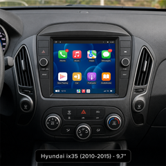 Hyundai ix35 2010-2015 - 9,7" autoradio met Apple CarPlay en Android Auto 