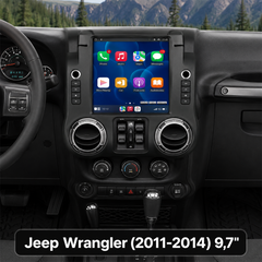 Jeep Wrangler 2011-2014 - 9,7" radio met Apple CarPlay en Android Auto 