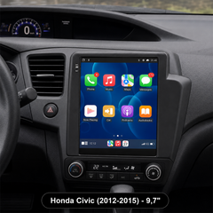 Honda Civic 2012-2015 9,7" radio met Apple CarPlay en Android Auto 