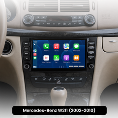 Mercedes-Benz W211 - 8" radio met Apple CarPlay en Android Auto 