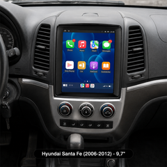 Hyundai Santa Fe 2006-2012 - 9,7" radio met Apple CarPlay en Android Auto 