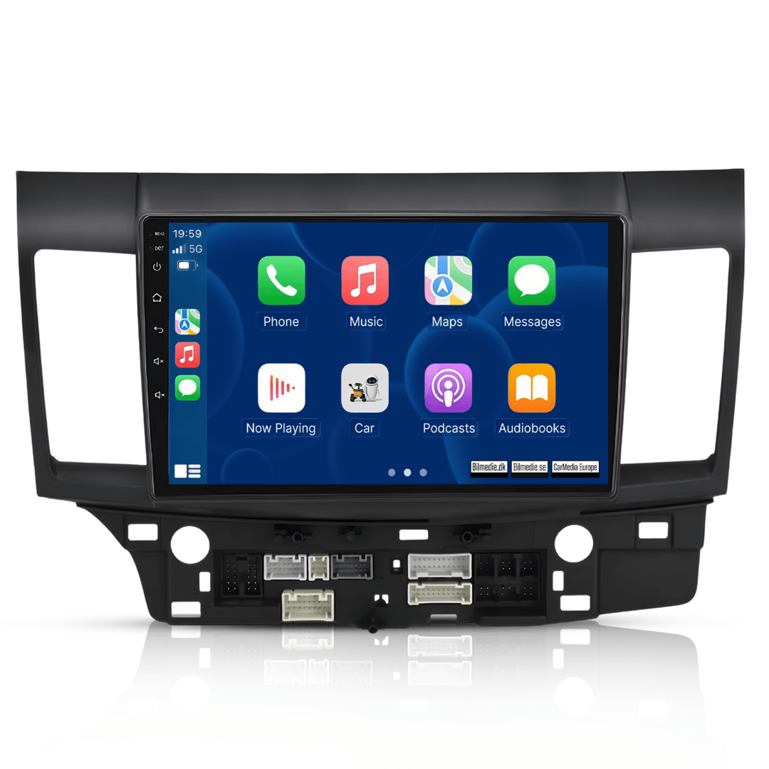 Mitsubishi Lancer 07-13 - 9" radio met Apple CarPlay en Android Auto 