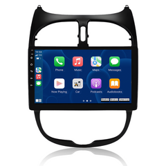 Peugeot 206 04-08 - 9"Radio met Apple CarPlay en Android Auto