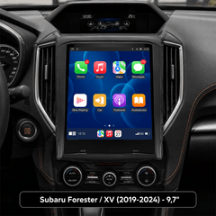 Subaru Forester / XV 2019-2024 - 9,7" radio met Apple CarPlay en Android Auto 